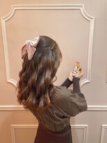 グルーヴ グルーヴ フェエリー(groove groove feerie)&nbsp;【ヘアセット】ガーリーハーフアップ♪