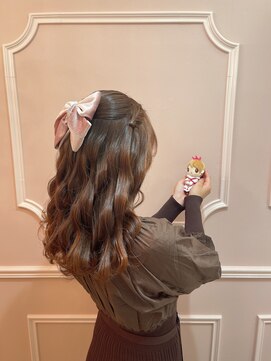 グルーヴ グルーヴ フェエリー(groove groove feerie) 【ヘアセット】ガーリーハーフアップ♪