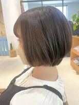 タイズ(ties) 20代30代ミニボブココアブラウン小顔美肌ストレート丸み