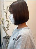 あごしたボブ ストレートボブ 髪質改善