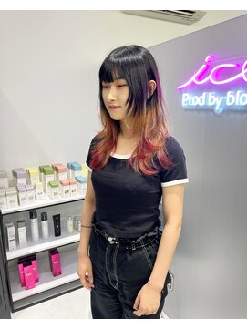 アイスプロドバイブルーム 木更津店(ice prod by bloom) ミディアムヘア/デザインカラー/フェイスフレーミング/木更津
