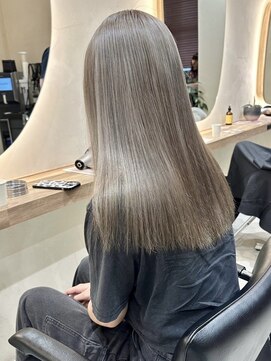 ヒビヲ(HIBIO) ハイトーンカラーミルクティーベージュケアブリーチダブルカラー