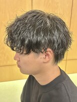 ニアウ 伊勢崎連取店(Niau)&nbsp;メンズマッシュパーマツイストスパイラルパーマ波巻きパーマ