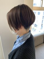 大須賀美容室 けやき通り店&nbsp;かりあげショートボブ