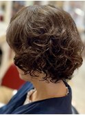 大人可愛いミセスパーマスタイル/セットが楽に/30代40代50代