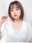 ☆人気NO,1☆ひし形外はねくびれレイヤーボブ 20代30代40代
