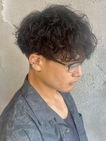 ニアウ 高崎店(Niau)&nbsp;メンズマッシュシャドウパーマナチュラル群馬高崎眉毛