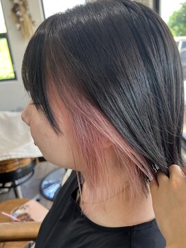 ラル(Lull) インナーカラーペールピンク