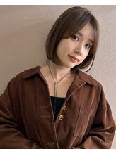 エニウム(ENIUM) ワンカールで可愛い幼くならない大人ボブ