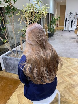 ヤテ(yate') ミルクティーベージュケアブリーチダブルカラーグレージュ