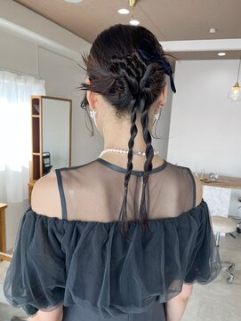 オト(oto) カチモリ　ヘアセット　お呼ばれヘア