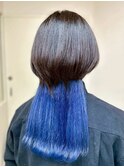 【クラゲウルフ×鮮やかブルー】池袋美容室