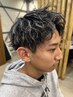 【REIYA限定】メンズカット+パーマ+カラー￥22400#メンズマッシュ