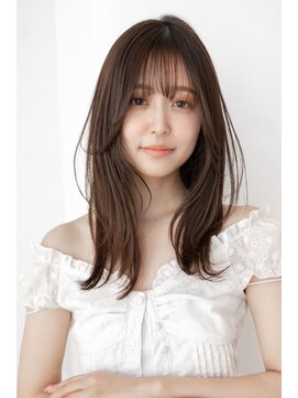 エースハバナ 渋谷(1 HAVANA) ミディアムレイヤー/20代30代大人かわいい/オリーブグレージュ