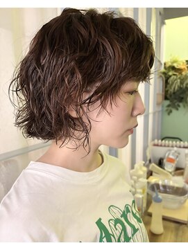 トリッカ 銀座(tricca) ボブパーマ/ウェーブヘア/イメチェン/簡単スタイリング