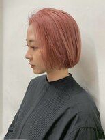 ピンクボブスタイル