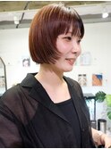 大人マッシュボブ|オレンジブラウンカラー