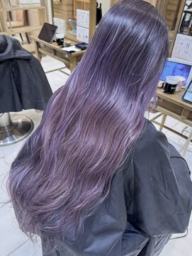 ラック 本厚木店(LUCK) グラデーションラベンダーカラー