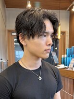 エリマバイフィフス 調布(elima by fifth) センターパートフェザーパーマ波巻きパーマツイストスパイラル