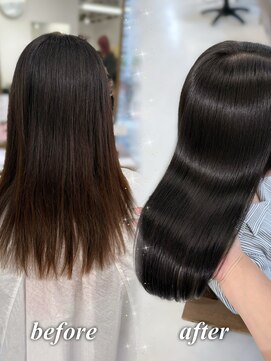 ハピネス 梅田茶屋町店(HAPPINESS) 韓国風/レイヤーカット/顔周り/顔まわり/髪質改善/ベージュ