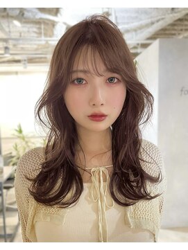 フォト 新宿(foto) 顔周りレイヤー×ゆる巻スタイル〇