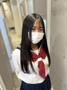 自然な縮毛矯正/髪質改善ストレート