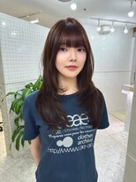 アンジェリカラボ 梅田店(ANGELICA LABO)&nbsp;韓国風レイヤー×ミルクティーブラウン