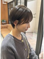 リベルテ(Liberte)&nbsp;【Liberte】小顔ショート/髪質改善カラー/艶グレージュ