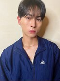 メンズヘア！韓国シースルーマッシュ