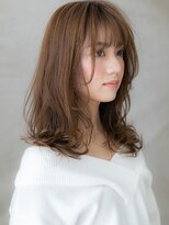 モッズヘア 越谷(mod's hair)&nbsp;ミルクティーブラウン大人ガーリー小顔ミディアムX越谷30代40代