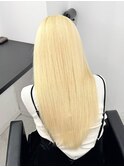 ブロンドカラー/エクステ/ホワイトブロンド