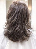 ロンロンシャ 都ホテル店(RONRONCHAT) 60代×白髪ぼかし×ミディアムレイヤー×上本町