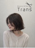 大人の抜け感レイヤーボブ 