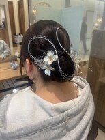 ユニックス アリオ亀有店(UNIX)&nbsp;【艶感たっぷり】振袖にも合う上品タイトシニヨン