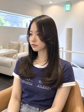 ピークスヘア(peaks hair)&nbsp;レイヤーカット 顔周り前髪カット ワンカールレイヤー 簡単巻き