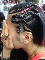 クリップ ジョイント ゴッド(CLIP JOINT GOD)&nbsp;サイドコーンロウ  りぼん型