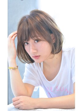 エス ヘアメイク スペース(es hair make space) ［es武蔵小山］王道ボブスタイル