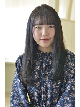 アドラーブル 万代店 (adorable) 【adorable】清楚感◎フルバングツヤ感透明感ストレート