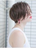 似合わせカット エッジショート ラベンダーアッシュ☆