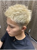 メンズにおすすめ!ホワイトショート