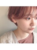 ピンクのショート