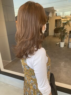 ナンバー(number+) 20代30代30代モカベージュナチュラルレイヤー美肌