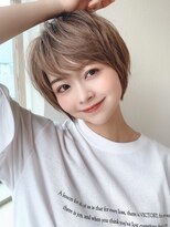 アフロート ディル(AFLOAT D'L)&nbsp;◆大人かわいい小顔丸みのあるショートボブ20代30代40代表参道