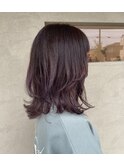 レイヤースタイル  パープルガーネット ピンク
