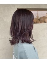 スリー(THREE) レイヤースタイル パープルガーネット ピンク