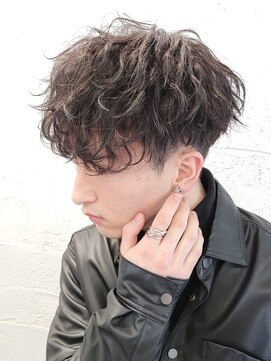 フィフス 原宿(fifth) ニュアンスマッシュ前下がりショート波巻きスパイラルパーマ