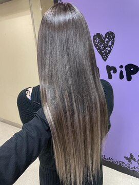 アンリップ ジー(salon unripＧ) h.i #アッシュグレイ　#ハイライト