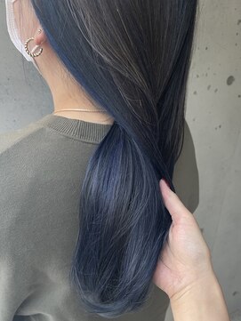 ガーデン タチカワ(garden tachikawa) インナーカラー×ブルー×ブルージュ