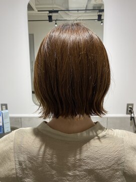グラスバイネオリーブ 大倉山駅前店(grace by neolive) 髪質改善/切りっぱなしボブ/大人可愛い/ヌーディカラー/大倉山