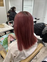 アジールヘア 所沢プロペ通り店(agir hair) チェリーピンクカラー